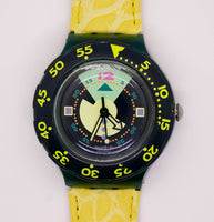 Scuba des années 90 200 swatch Divin sdn102 montre | Suisse rare swatch Montres