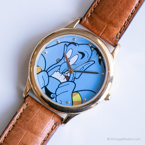 Vintage Aladdin Genie reloj por fossil | EXTRAÑO Disney Coleccionable