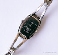 Vintage Black Dial Guess Watch for Women | Silver-tone Dress Watch