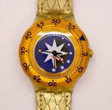 1993 Swatch Scuba 200 SDK112 Golden Island Watch | Orologio svizzero raro degli anni '90