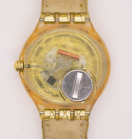 1993 Swatch Scuba 200 SDK112 Golden Island reloj | Raro de los 90 suizos reloj