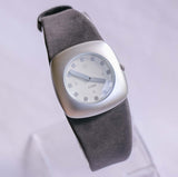 Silberton-Quadrat-Dial-Alessi Uhr | Italienischer Designer Uhr