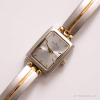 Vintage Tiny Designer Uhr für Damen | Anne Klein Zweifarbig Uhr