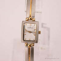 Vintage Tiny Designer Uhr für Damen | Anne Klein Zweifarbig Uhr