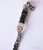 Vintage Guess Designer Bracelet and Watch | Silver-tone Chain Bracelet