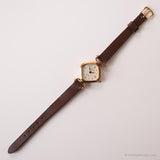 Vintage rechteckige Pallas Exquisit Uhr | Elegantes Gold-Ton Uhr