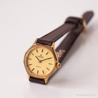 Vintage Gold-Tone Cathay Uhr | Funkelnder Zifferblatt Uhr für Damen