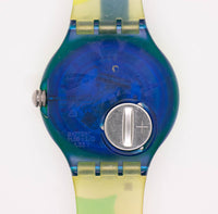 1993 Swatch Scuba 200 sobre la ola SDN105 reloj Banda original