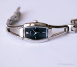 Minimalist Black-Dial Guess Watch for Women | Tiny Vintage Wristwatch