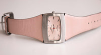 Large 37 mm Silver-Tone Anne Klein Watch for Women