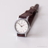 Vintage Tiny Junghans Watch | Silver-tone Quartz Watch for Ladies