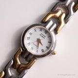 Diseñador vintage de dos tonos reloj para damas | Anne Klein Cuarzo reloj