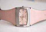 Gran tono plateado de 37 mm Anne Klein reloj para mujeres