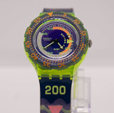 1991 Scuba 200 swatch À venir SDJ100 montre Sangle d'origine