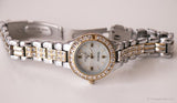Vintage Armitron Luxury Watch for Her | Pearly Dial Two-tone Watch