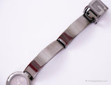 Dark Silver-tone Guess Watch for Her with Purple Dial | Vintage Guess Watch