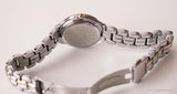 Jahrgang Armitron Luxus Uhr für sie | Perlmiltig zweifarbig Uhr