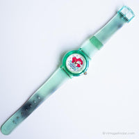 Vintage la petite sirène vert montre | Disney Princesse montre pour elle