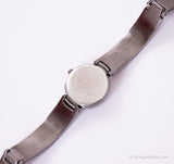 Dark Silver-tone Guess Watch for Her with Purple Dial | Vintage Guess Watch
