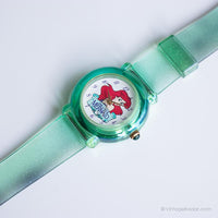 Vintage The Little Mermaid Green reloj | Disney Princesa reloj para ella