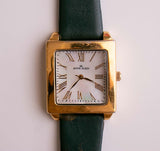 Rectangular Anne Klein Señoras reloj Verde reloj Correa