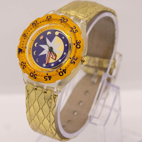 1992 Swatch Scuba 200 SDK112 Golden Island Uhr | Gold swatch Uhr