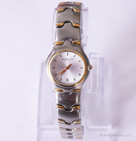 Tono plateado Kenneth Cole Vestido de mujeres reloj | Fecha vintage reloj para mujeres