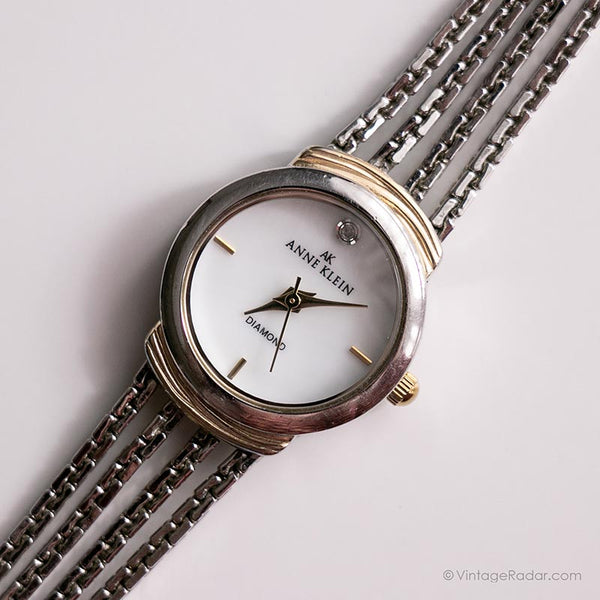 كلاسيكي Anne Klein ساعة الماس | ساعة اللباس السيدات