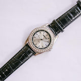 Cuarzo de Manhattan reloj por Croton | Piedra preciosa de tono plateado reloj Unisexo