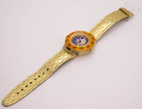 1992 Swatch Scuba 200 SDK112 Golden Island Watch | ذهب swatch راقب