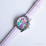 Clásico Disney Princesa reloj para ella | Damas retro de tono plateado reloj