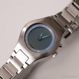 Jahrgang Fossil Big Tic Uhr | Elegantes grüner Zifferblatt Uhr für Damen