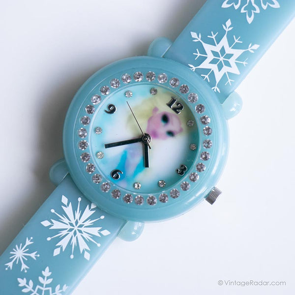 Vintage Frozen Wristwatch for Her | Blue Elsa Watch