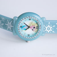 Vintage gefrorene Armbanduhr für sie | Blue Elsa Uhr