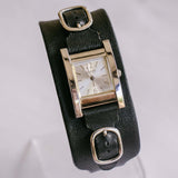Minimalist Square-dial Guess Watch | Genuine Leather Guess Bracelet