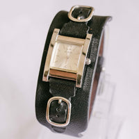 Indicateur carré minimaliste Guess montre | cuir véritable Guess Bracelet