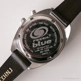 Tono plateado vintage Fossil reloj | Dial rojo marca reloj para damas