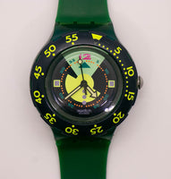 1992 Swatch Scuba 200 sdn102 orologio divino | Anni '90 swatch Guadare