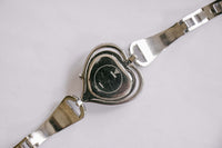 Heart-shaped Guess Watch for Women | Luxury Silver-tone Ladies Watch