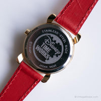 Vintage Gold-Ton Disney Uhr für Damen | Pink Dial Prinzessin Uhr
