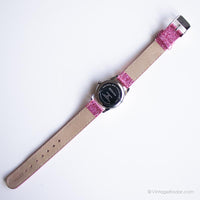 Silbertoner Elsa und Anna Uhr | Vintage Pink Armband Armbanduhr