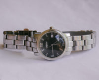 DKNY Cuarzo de diale negro reloj | Acero inoxidable sólido WR DKNY reloj