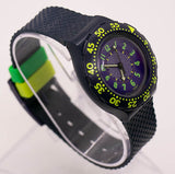1993 Swatch Scuba Airon SDN104 montre | Suisse bleue des années 90 swatch montre