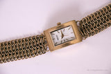 Tono de oro vintage Kenneth Cole Reaction Cuarzo de mujeres reloj