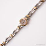Vintage Tiny Two-tone Watch by Fossil | Ladies Stainless Steel Watch