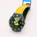 Década de 1990 Swatch Scuba Sdn102 divino reloj | Swatch Scuba 200 Vintage