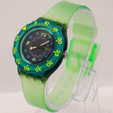 1990 Swatch Scuba SDN100 Blue Moon reloj | Verde swatch reloj