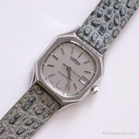 Vintage Pallas Exquisit Quarz Uhr | Silberton-Datum Uhr für Sie