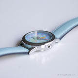 Bleu vintage Tinker Bell montre Pour elle | À collectionner Disney montre