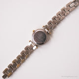Ancien Fossil Acier inoxydable montre | Cadran rond montre pour femme